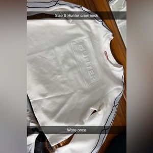 Size: Small, Brand: hunter, color: white